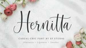 Hernitta Script Font › Fontesk