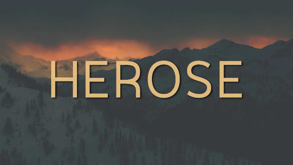 Herose Font › Fontesk