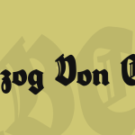 Herzog Von Graf Font Family