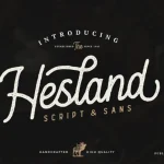 Hesland Vintage Font Duo