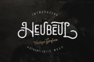 Heubeul Typeface