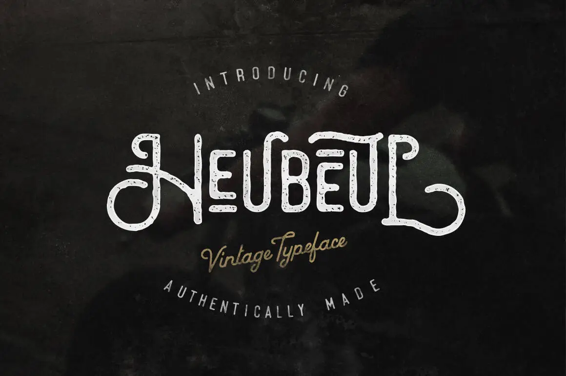 Heubeul Typeface