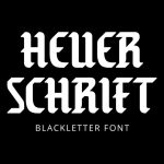 Heuer Schrift Font › Fontesk