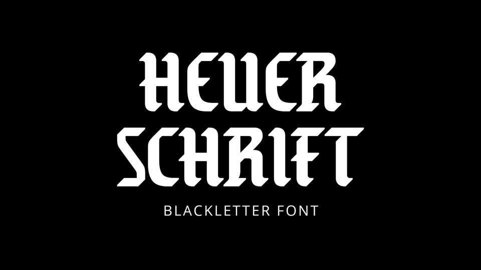 Heuer Schrift Font › Fontesk