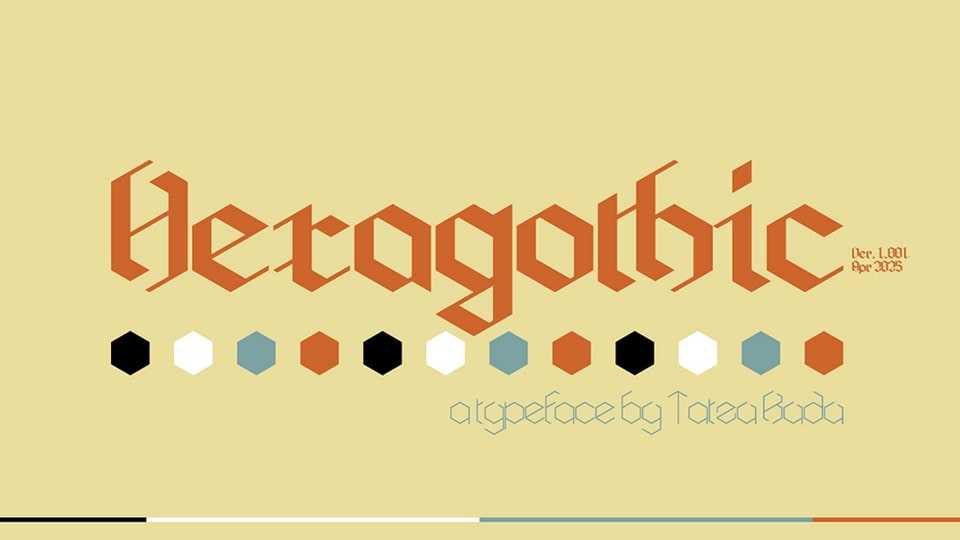 Hexagothic Font › Fontesk