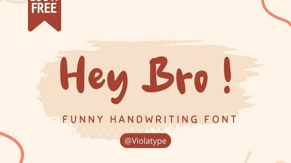 Hey Bro! Font › Fontesk