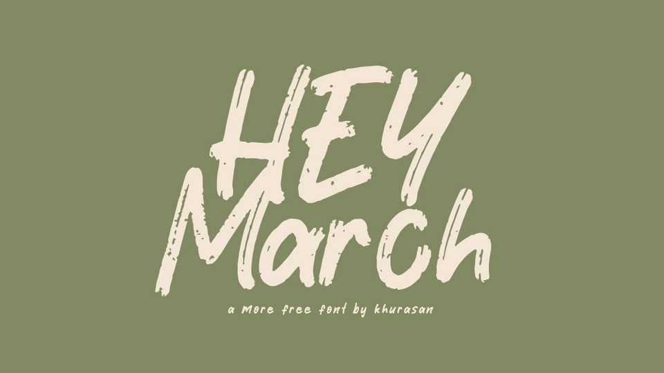 Hey March Font › Fontesk