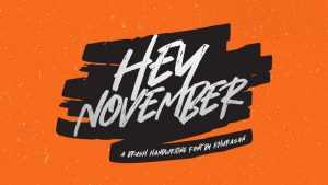 Hey November Font › Fontesk
