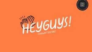HeyGuys! Font › Fontesk