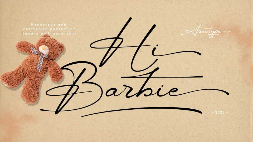 Hi Barbie Font › Fontesk