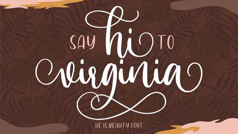 Hi Virginia Font › Fontesk