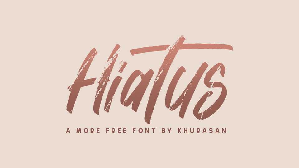 Hiatus Font › Fontesk