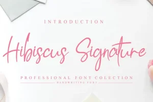 Hibiscus Signature Font