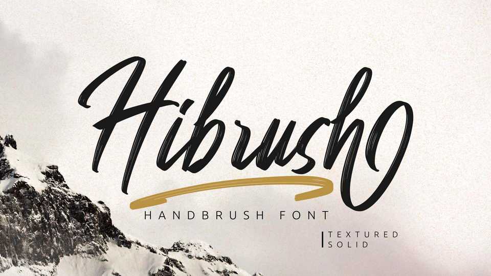 Hibrush Font › Fontesk