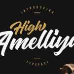 High Amelliya Font › Fontesk