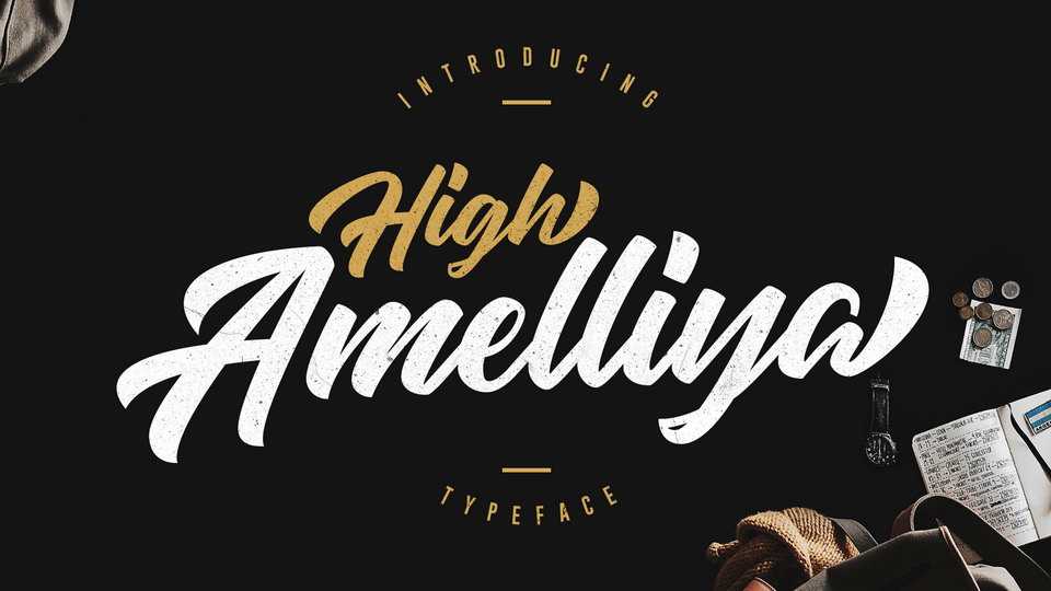 High Amelliya Font › Fontesk