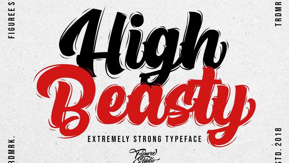 High Beasty Font › Fontesk