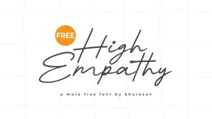 High Empathy Font › Fontesk