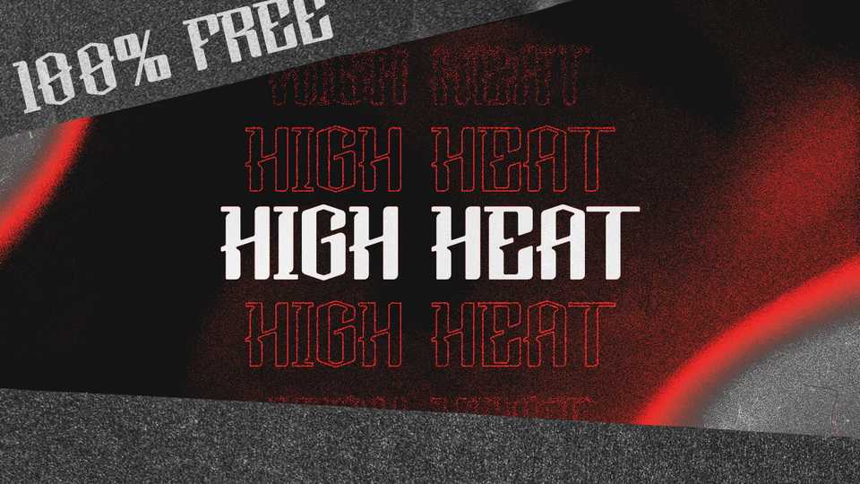 High Heat Font › Fontesk