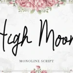 High Moon Handwritten Font