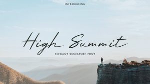 High Summit Font › Fontesk
