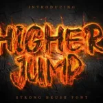Higher Jump Brush Font