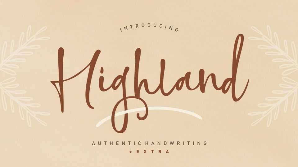 Highland Script Font › Fontesk