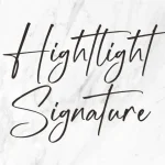 Hightlight Font - Fonte Grátis Hightlight Font