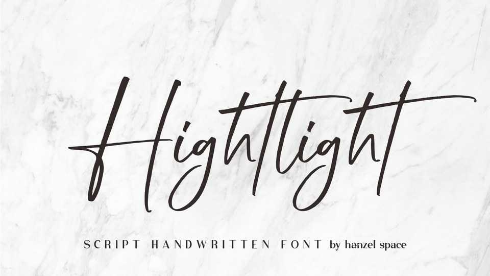 Hightlight Script Font › Fontesk