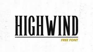 Highwind Typeface › Fontesk