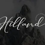 Hilland Script Font