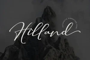 Hilland Script Font