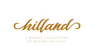 Hilland Script Font › Fontesk