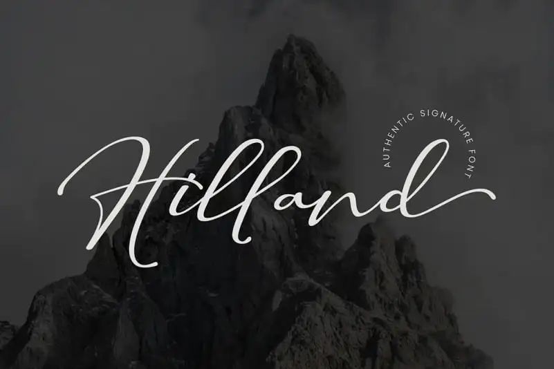 Hilland Script Font