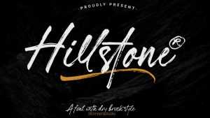 Hillstone Script Font › Fontesk