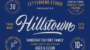 Hillstown Script Font › Fontesk