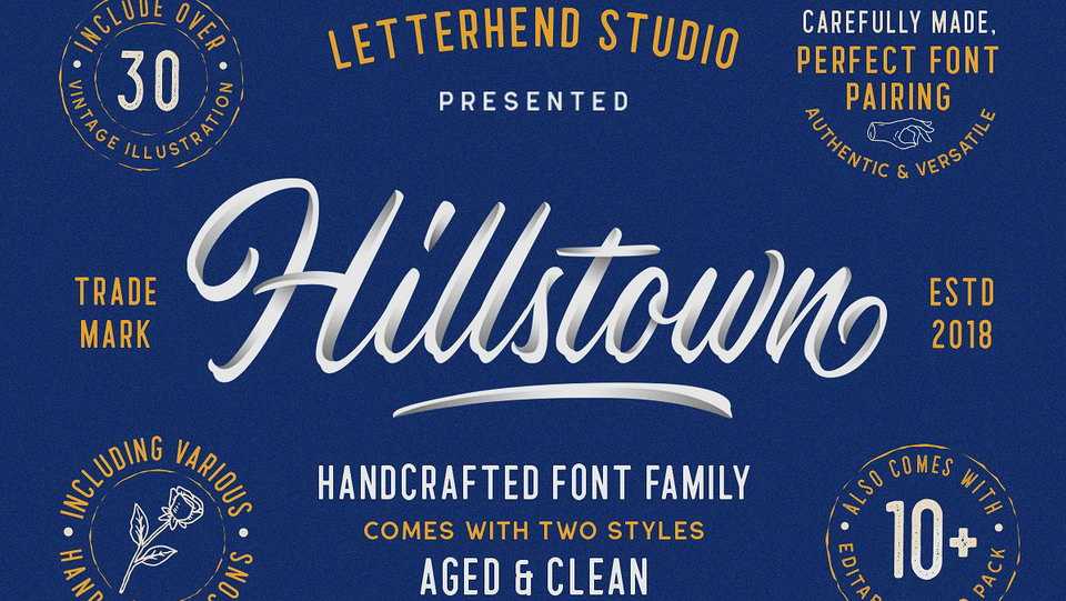 Hillstown Script Font › Fontesk