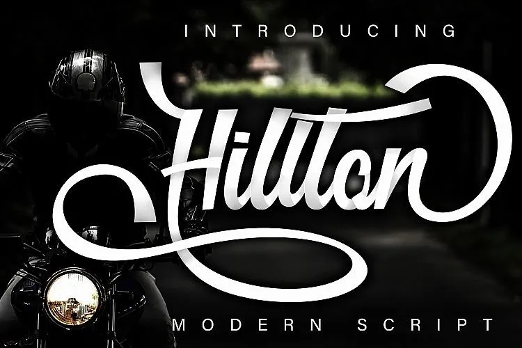 Hillton - Modern Script Font