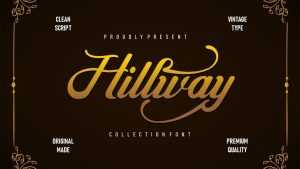 Hillway Script Font › Fontesk