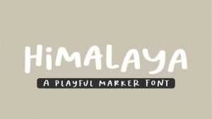 Himalaya Font › Fontesk