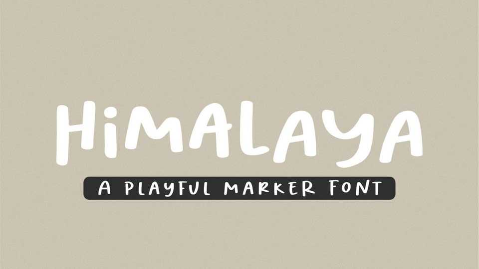 Himalaya Font › Fontesk