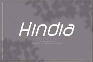 Hindia Sans Serif Font
