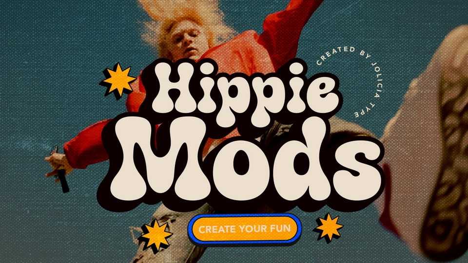Hippie Mods Font › Fontesk
