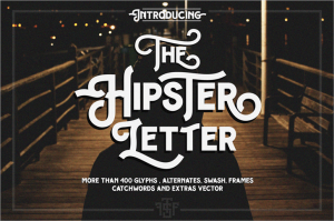 Hipster letter Font