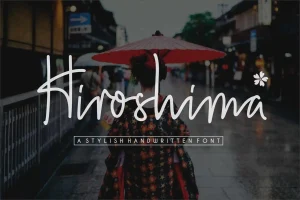 Hiroshima Script Font