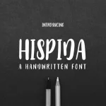 Hispida Script Font - Fonte Grátis Hispida Script Font