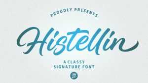 Histellin Font › Fontesk