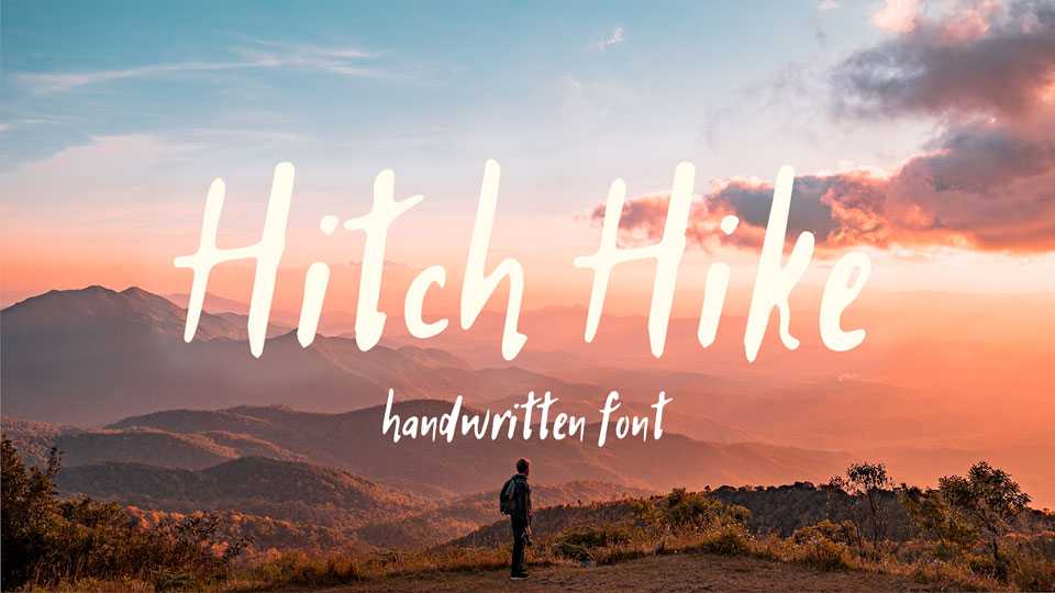 Hitch Hike Font › Fontesk