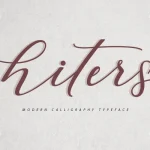 Hiters Calligraphy Font - Fonte Grátis Hiters Calligraphy Font