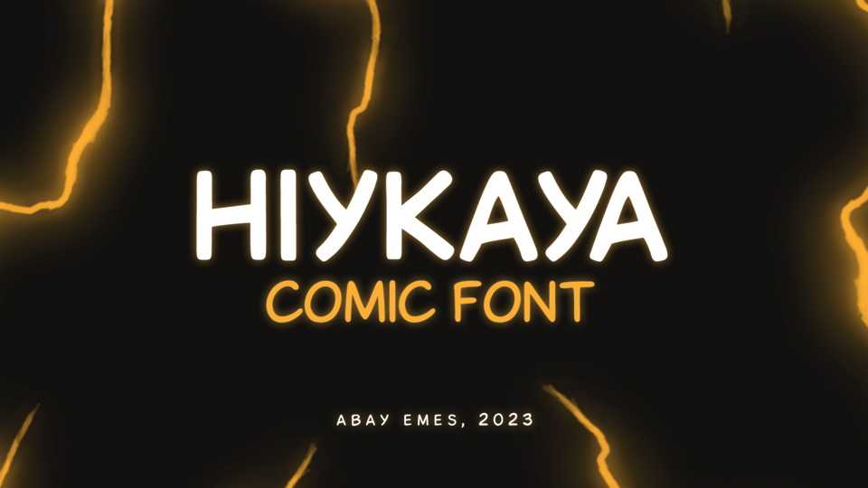 Hiykaya Font › Fontesk